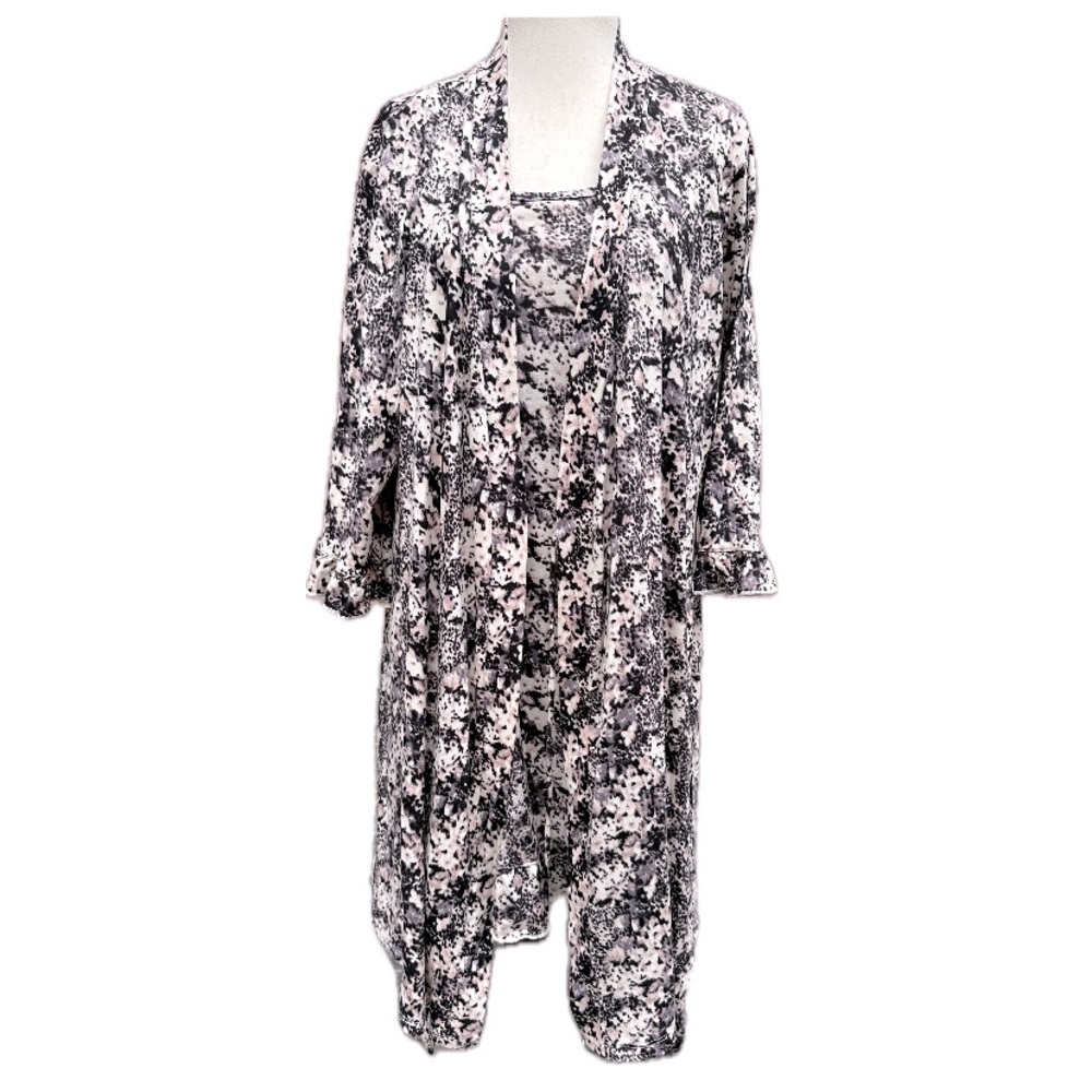 Rene Rofe Sleepwear Robe and Chemise Set